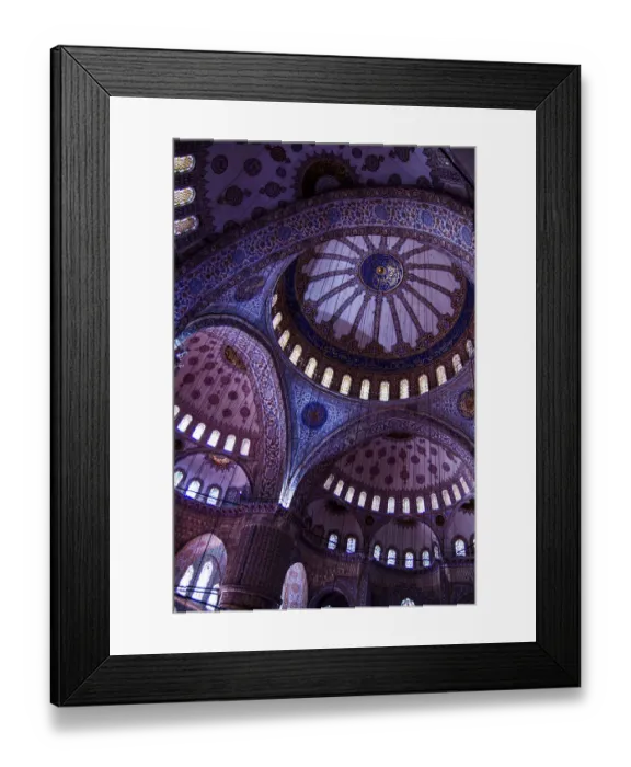 Framed Print : Istanbul, Turkey. Blue and gold leaf Byzantine domes of the Blue Mosque Framed Print : Istanbul, Turkey. Blue and gold leaf Byzantine domes of the Blue Mosque