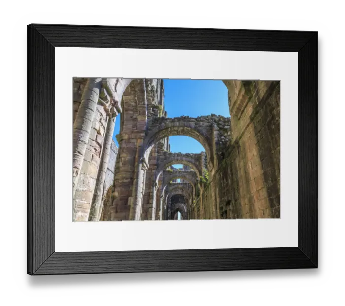 Framed Print : England, North Yorkshire, Ripon. Fountains Abbey, Studley Royal. UNESCO World Heritage Site Framed Print : England, North Yorkshire, Ripon. Fountains Abbey, Studley Royal. UNESCO World Heritage Site
