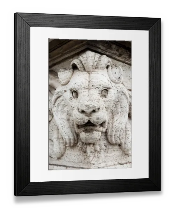 Framed Print : Marble lion at Ponte Vittorio Emanuele 2nd Rome, Unesco World Heritage Site, Latium Framed Print : Marble lion at Ponte Vittorio Emanuele 2nd Rome, Unesco World Heritage Site, Latium