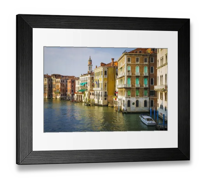 Framed Print : Evening light on the Grand Canal, Venice, Veneto, Italy Framed Print : Evening light on the Grand Canal, Venice, Veneto, Italy