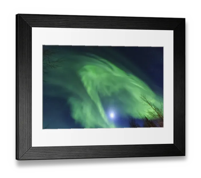 Framed Print : Aurora borealis, Northern Lights, near Fairbanks, Alaska Framed Print : Aurora borealis, Northern Lights, near Fairbanks, Alaska