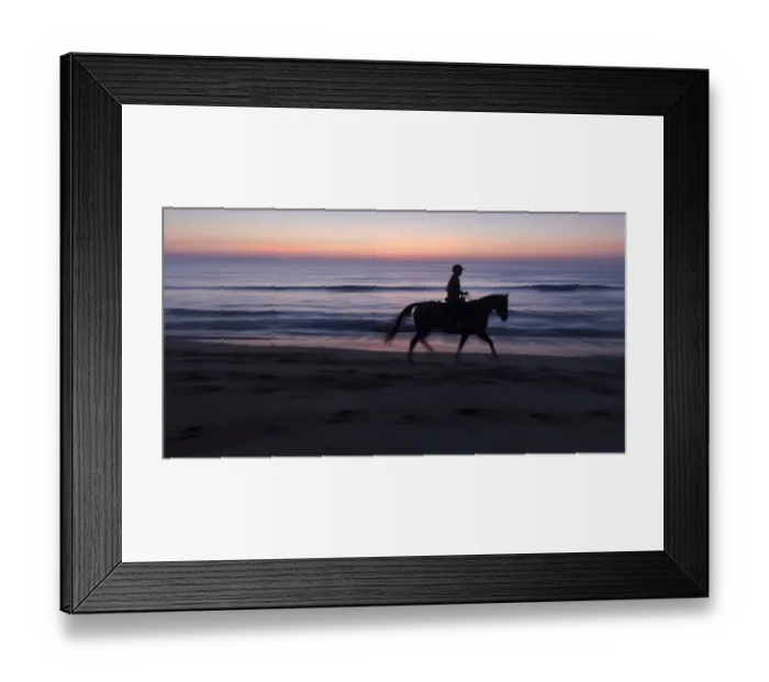 Framed Print : Morning ride, Vilano Beach, Florida, MR Framed Print : Morning ride, Vilano Beach, Florida, MR