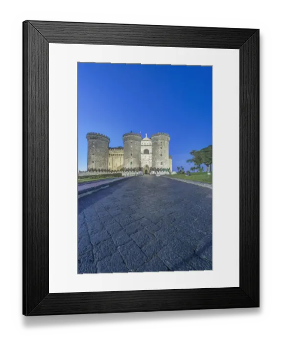 Framed Print : Europe, Italy, Naples, Castel Nuovo (Maschio Angioino) at Dawn Framed Print : Europe, Italy, Naples, Castel Nuovo (Maschio Angioino) at Dawn