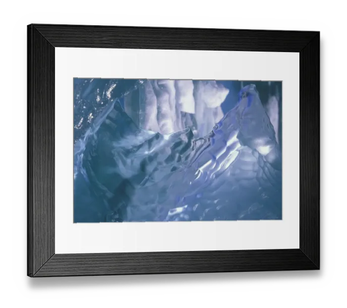 Framed Print : Ice Formation, Tracy Arm, S. E. Alaska Inside Passage