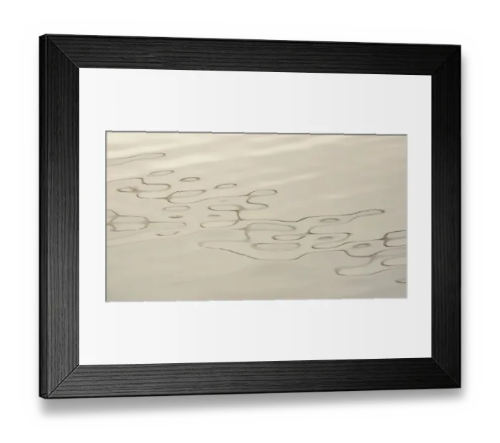 Framed Print : Abstract Water Reflection
