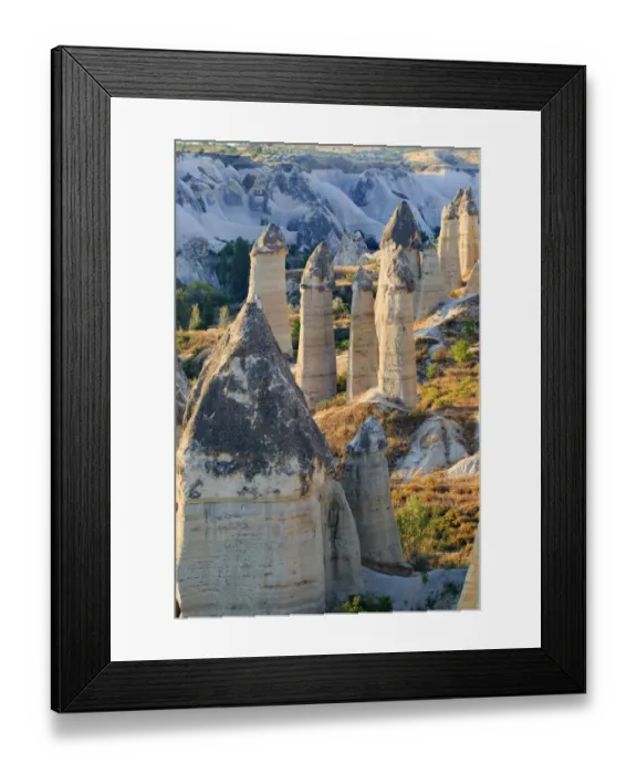 Framed Print : Turkey, Anatolia, Cappadocia, Goreme. Fairy Chimneys or rock formations Framed Print : Turkey, Anatolia, Cappadocia, Goreme. Fairy Chimneys or rock formations