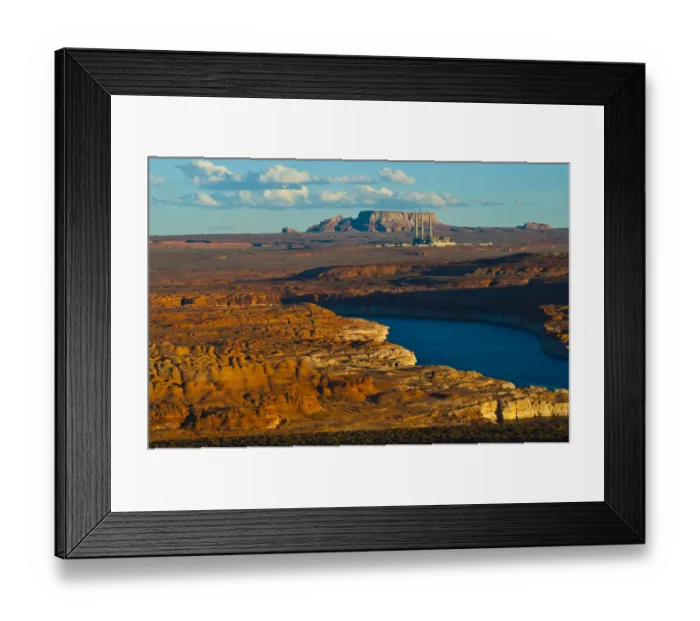 Framed Print : North America, USA, Arizona, Page, Lake Powell Vistas, Navajo Generating Station Framed Print : North America, USA, Arizona, Page, Lake Powell Vistas, Navajo Generating Station