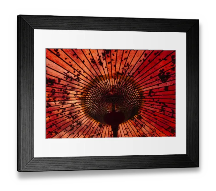 Framed Print : Red umbrella, Taiwan