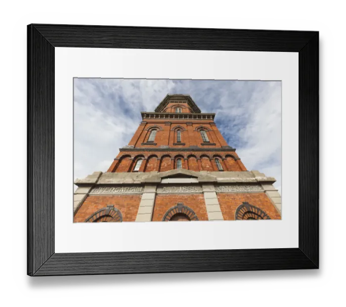 Framed Print : New Zealand, South Island, Southland, Invercargill, the water tower, built 1888 Framed Print : New Zealand, South Island, Southland, Invercargill, the water tower, built 1888