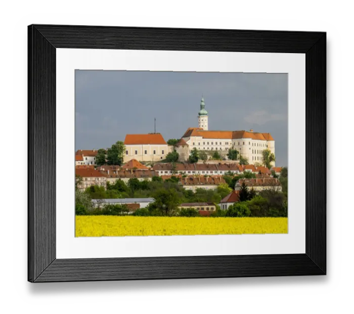 Framed Print : Europe, Czech Republic, South Moravia, Mikulov