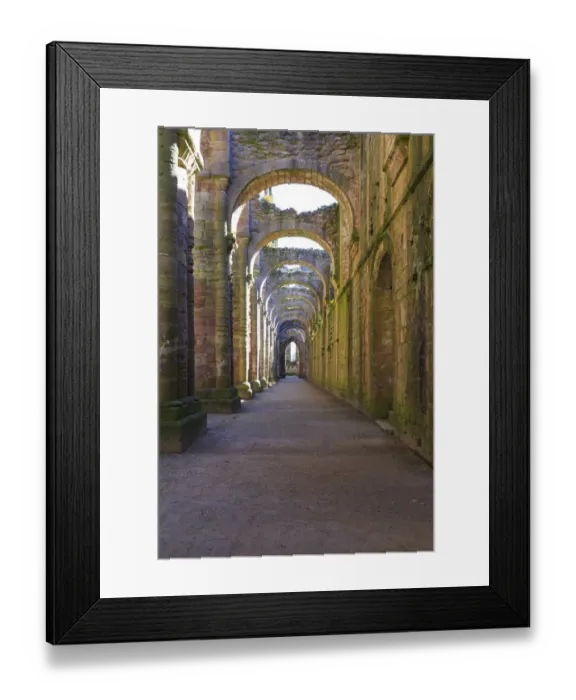 Framed Print : England, North Yorkshire, Ripon. Fountains Abbey, Studley Royal. UNESCO World Heritage Site Framed Print : England, North Yorkshire, Ripon. Fountains Abbey, Studley Royal. UNESCO World Heritage Site
