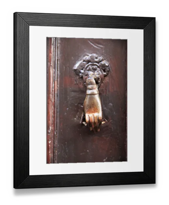 Framed Print : Turkey, Anatolia, Aspendos, hand of Fatima door knocker Framed Print : Turkey, Anatolia, Aspendos, hand of Fatima door knocker