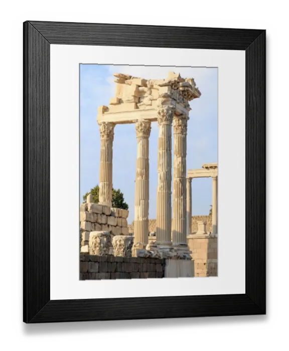 Framed Print : Turkey, Izmir Province, Bergama, Pergamon Framed Print : Turkey, Izmir Province, Bergama, Pergamon