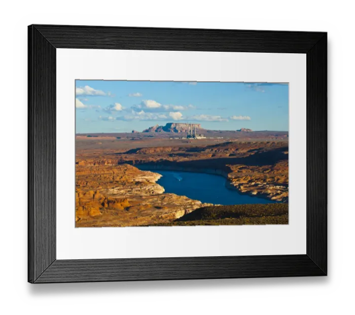 Framed Print : North America, USA, Arizona, Page, Lake Powell Vistas, cruising Boat, From Wahweap Framed Print : North America, USA, Arizona, Page, Lake Powell Vistas, cruising Boat, From Wahweap