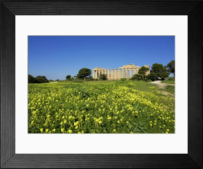 Framed Print : Italy, Sicily: old city of Selinunte, ruins of the greek temple Framed Print : Italy, Sicily: old city of Selinunte, ruins of the greek temple