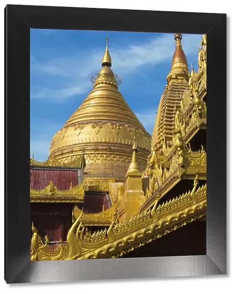 Shwezigon Pagoda, Bagan, Mandalay Region, Myanmar