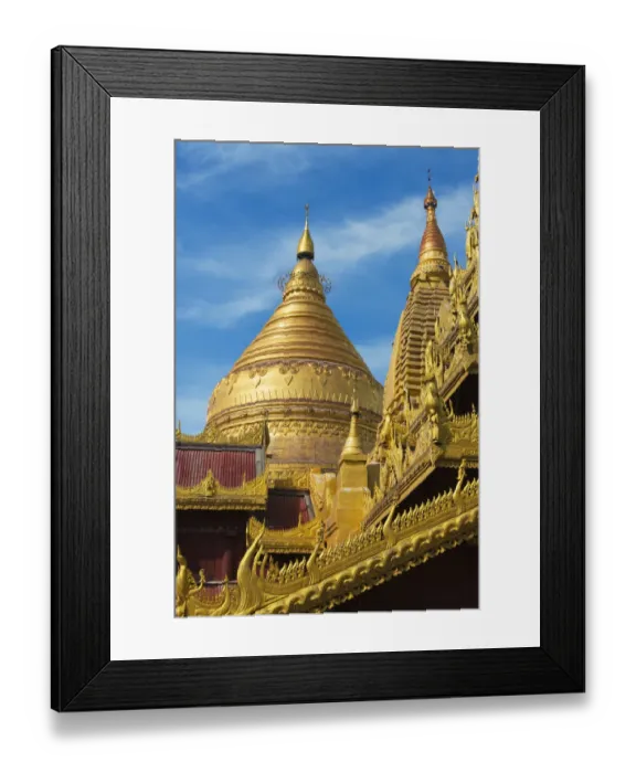 Framed Print : Shwezigon Pagoda, Bagan, Mandalay Region, Myanmar Framed Print : Shwezigon Pagoda, Bagan, Mandalay Region, Myanmar