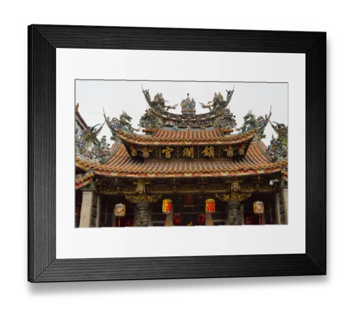 Framed Print : Tachia Chelan Temple dedicated to Matsu, Taichung, Taiwan Framed Print : Tachia Chelan Temple dedicated to Matsu, Taichung, Taiwan