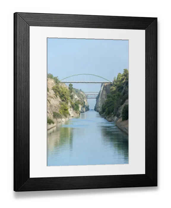 Framed Print : Corinth Canal, Greece, Europe Framed Print : Corinth Canal, Greece, Europe