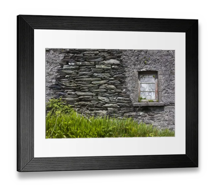 Framed Print : Ireland, County Cork, Beara Peninsula, Ring of Beara, Garinish, traditional stone Framed Print : Ireland, County Cork, Beara Peninsula, Ring of Beara, Garinish, traditional stone