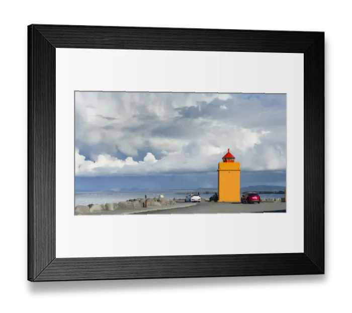 Framed Print : Keflavik on Reykjanes Peninsula. europe, northern europe, iceland, august Framed Print : Keflavik on Reykjanes Peninsula. europe, northern europe, iceland, august