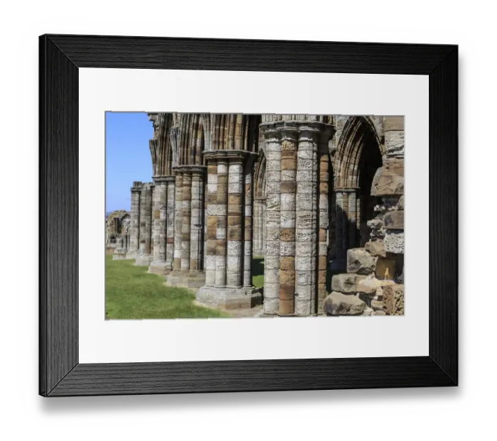 Framed Print : England, North Yorkshire, Whitby. North Sea, East cliff Framed Print : England, North Yorkshire, Whitby. North Sea, East cliff