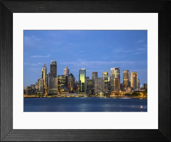 Framed Print : Australia, Sydney. View of downtown at sunset Framed Print : Australia, Sydney. View of downtown at sunset