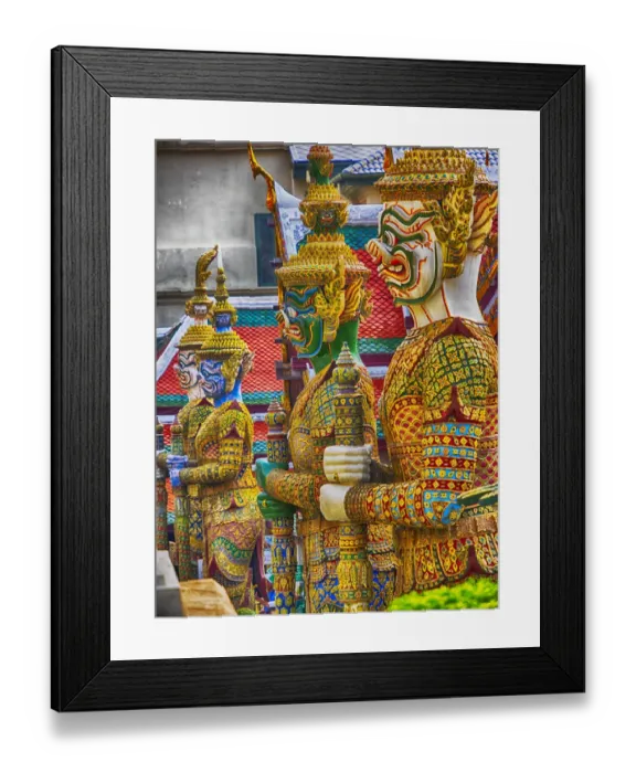 Framed Print : South East Asia; Thialand; Bangkok; Yaksha at wat phra kaeo The Grand Palace Framed Print : South East Asia; Thialand; Bangkok; Yaksha at wat phra kaeo The Grand Palace