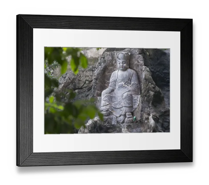 Framed Print : Buddhist statue in Xizhu Temple, Sanmenyan Scenic Area, Yizhou, Guangxi Province, China Framed Print : Buddhist statue in Xizhu Temple, Sanmenyan Scenic Area, Yizhou, Guangxi Province, China
