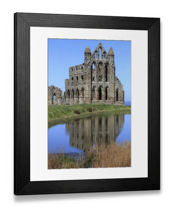Framed Print : England, North Yorkshire, Whitby. North Sea, East cliff Framed Print : England, North Yorkshire, Whitby. North Sea, East cliff