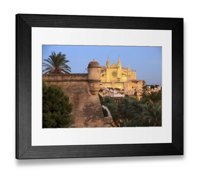 Framed Print : Europe, Spain, Balearic Islands, Mallorca, Palma de Mallorca. La Seu, Mallorca Cathedral Framed Print : Europe, Spain, Balearic Islands, Mallorca, Palma de Mallorca. La Seu, Mallorca Cathedral