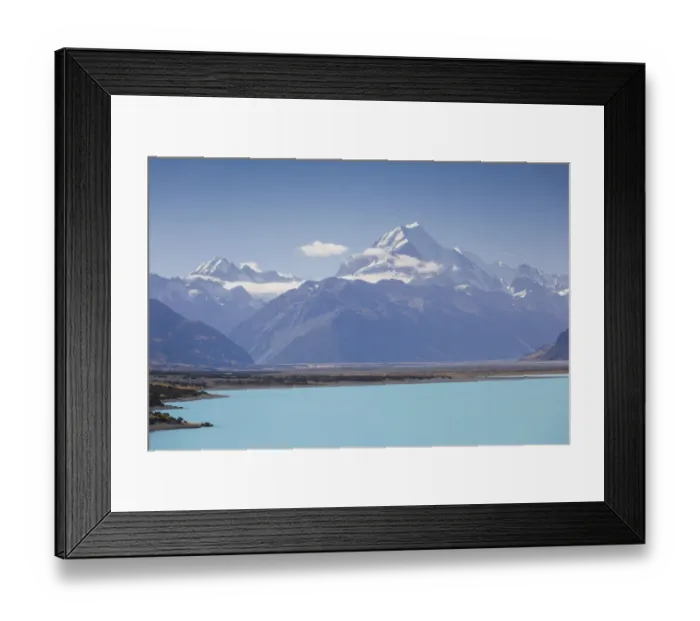 Framed Print : New Zealand, South Island, Canterbury, Aoraki-Mt