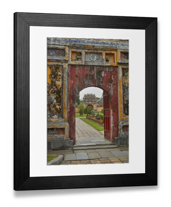 Framed Print : Gateway, historic Hue Citadel (Imperial City), Hue, North Central Coast, Vietnam Framed Print : Gateway, historic Hue Citadel (Imperial City), Hue, North Central Coast, Vietnam