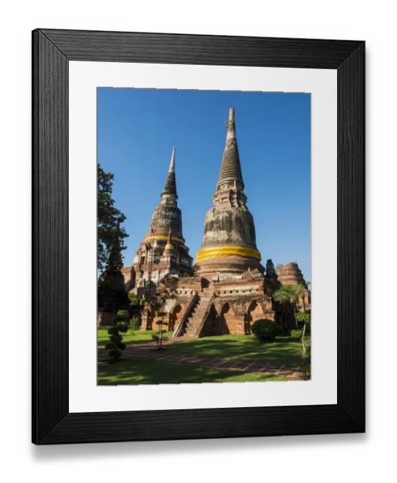Framed Print : Southeast Asia; Thailand; Ayutthaya; Phra Nakhon Si Ayutthaya Old Siam Tempel