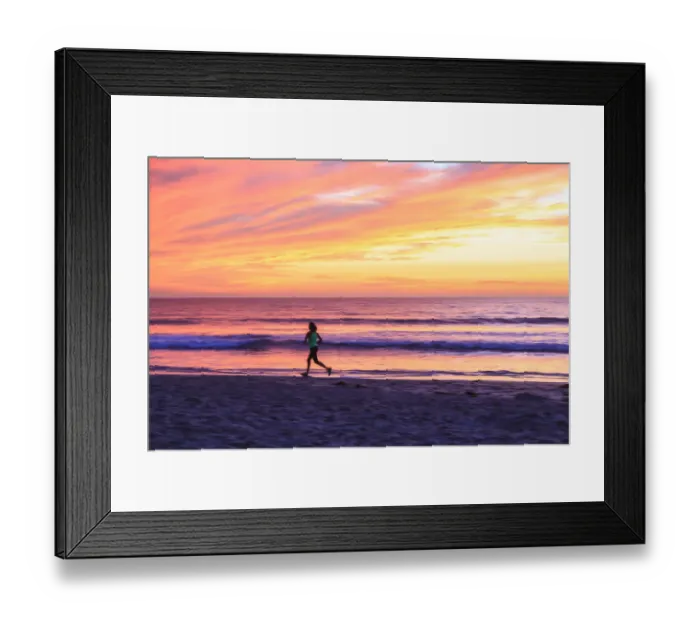 Framed Print : Pacific Beach, San Diego, CA Framed Print : Pacific Beach, San Diego, CA