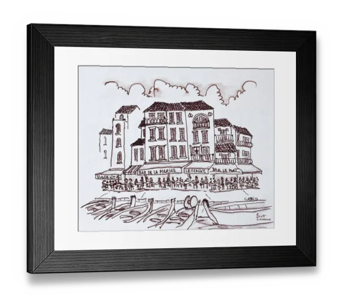 Framed Print : Artwork by Scott Lawrence Framed Print : Artwork by Scott Lawrence