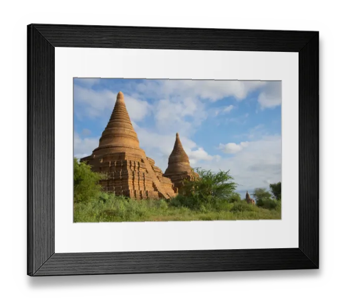 Framed Print : Ancient temples and pagodas, Bagan, Mandalay Region, Myanmar Framed Print : Ancient temples and pagodas, Bagan, Mandalay Region, Myanmar