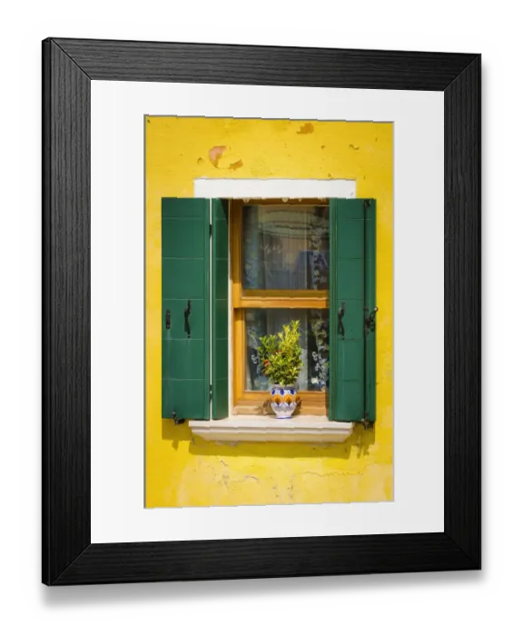Framed Print : Burano, Veneto, Italy Framed Print : Burano, Veneto, Italy