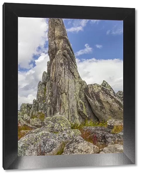 USA, Alaska, Finger Rock. Tor outcropping of rock