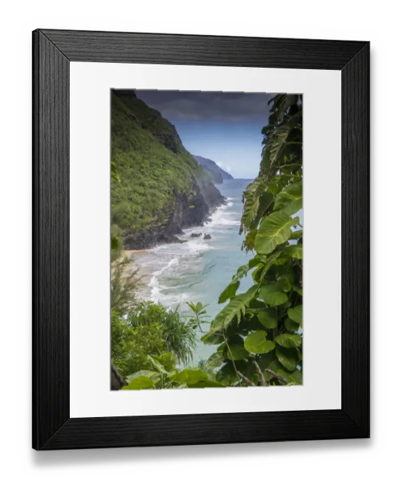 Framed Print : USA, Hawaii, Kauai, Napali Coast State Park Framed Print : USA, Hawaii, Kauai, Napali Coast State Park