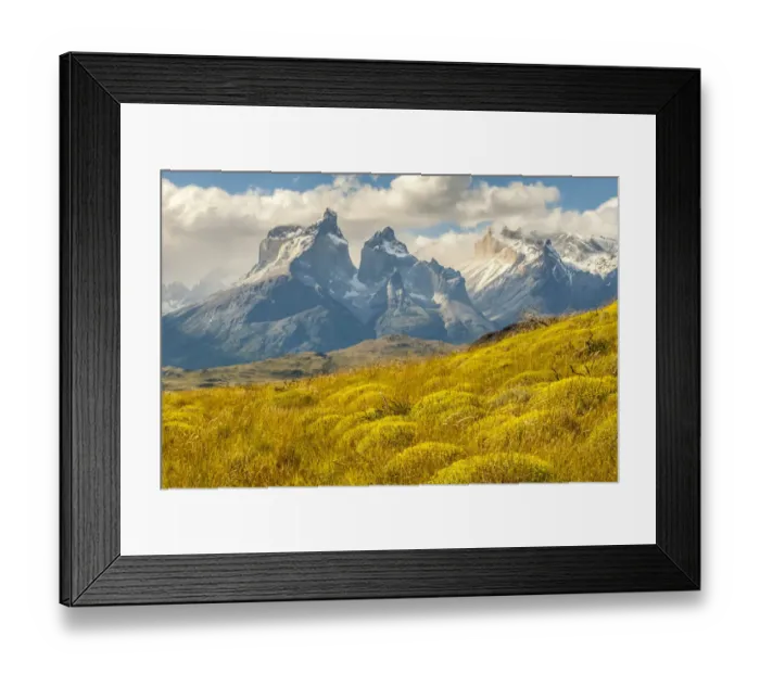 Framed Print : South America, Chile, Patagonia. The Horns mountains Framed Print : South America, Chile, Patagonia. The Horns mountains