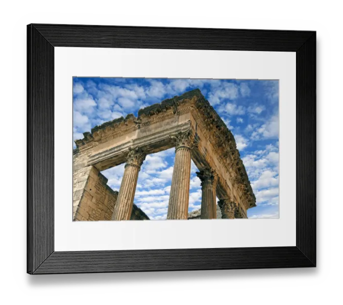 Framed Print : The Capitol, Dougga Archaeological Site, UNESCO World Heritage Site, Tunisia, North Framed Print : The Capitol, Dougga Archaeological Site, UNESCO World Heritage Site, Tunisia, North