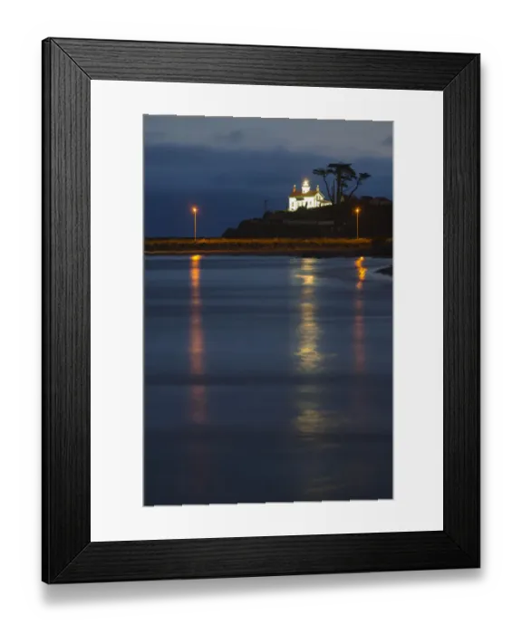 Framed Print : CA, Crescent City, Battery Point Lighthouse