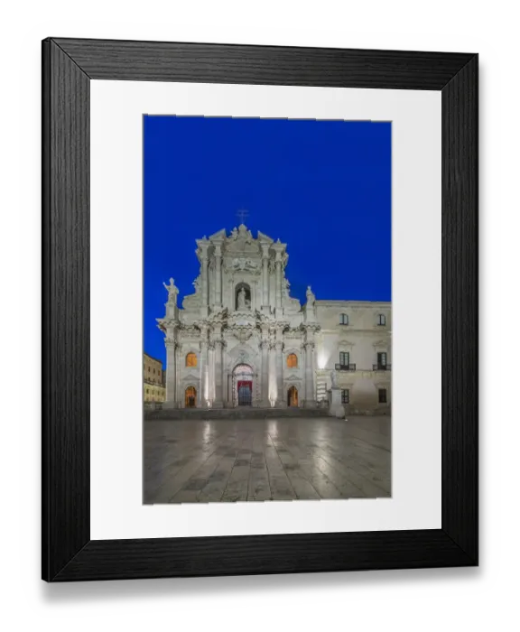 Framed Print : Europe, Italy, Sicily, Syracuse, Syracuse Cathedral at Dawn Framed Print : Europe, Italy, Sicily, Syracuse, Syracuse Cathedral at Dawn