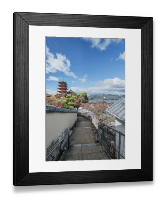 Framed Print : Japan, Miyajima, Toyokuni Shrine Pagoda Framed Print : Japan, Miyajima, Toyokuni Shrine Pagoda