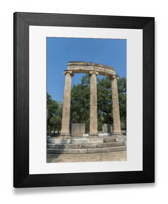 Framed Print : Tholos, Ancient Greek ruins, Oympia, Greece, Europe Framed Print : Tholos, Ancient Greek ruins, Oympia, Greece, Europe