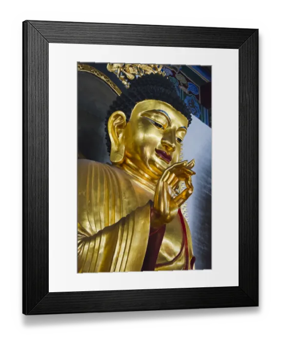 Framed Print : Buddhist statue in Jinshan Temple, Zhenjiang, Jiangsu Province, China Framed Print : Buddhist statue in Jinshan Temple, Zhenjiang, Jiangsu Province, China