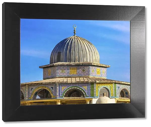 Small Shrine Dome of the Rock Islamic Mosque Temple Mount Jerusalem Israel
