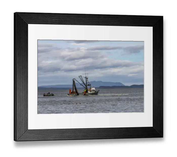 Framed Print : North America, USA, Alaska, Kodiak, Chiniak Bay