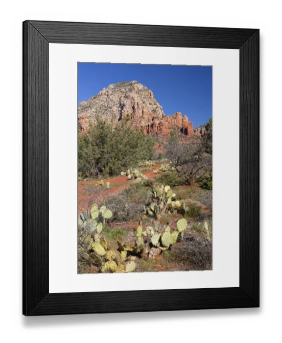 Framed Print : AZ, Sedona, Red Rock Country, Thunder Mountain